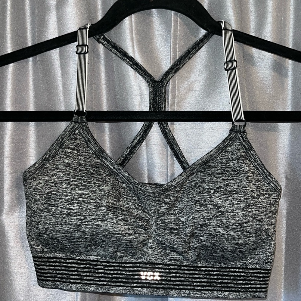 Black & Grey sports bra
